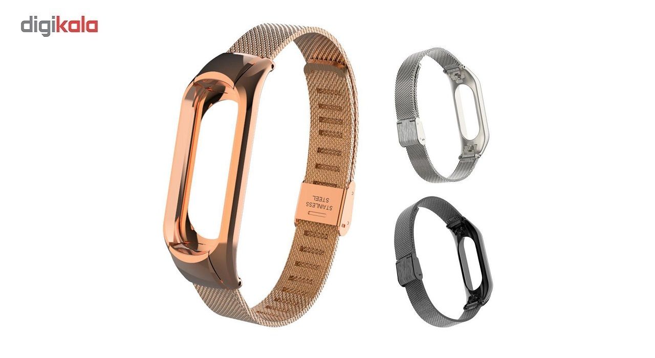بند مچ بند مدل Mi Band 3Milanese مناسب برای مچ بند هوشمند شیائومی3 main 1 4
