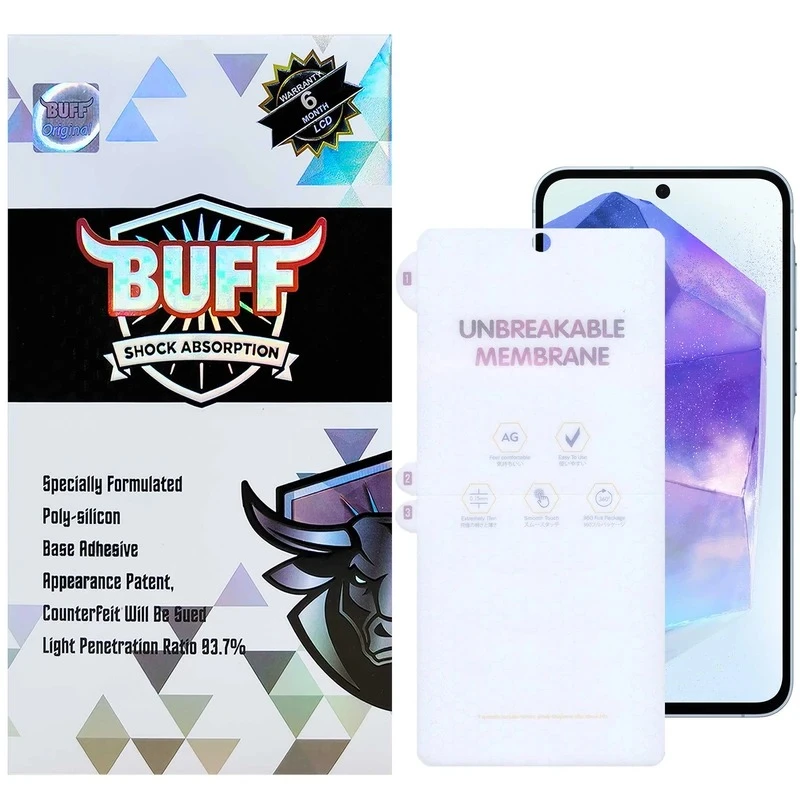 محافظ صفحه نمایش بوف مدل Hydrogel-Matte-Guarantee مناسب برای گوشی موبایل سامسونگ Galaxy S25 FE/ A55 / Mi 12 Pro