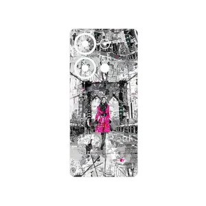 MAHOOT Collage of Catwalk Bridge Cover Sticker for Xiaomi Redmi Note 13 Pro 4G