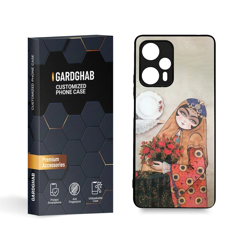 کاور گارد قاب مدل دخترانه مناسب برای گوشی موبایل شیائومی Redmi note 12 Turbo/Poco F5
