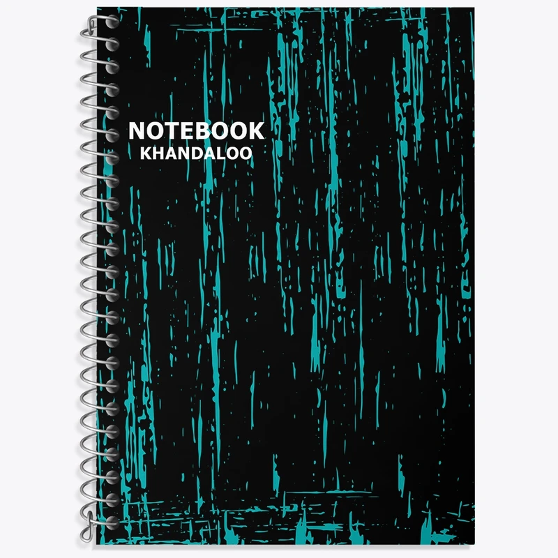 دفتر زبان 50 برگ خندالو مدل سه خط طرح مدرن کد N1168