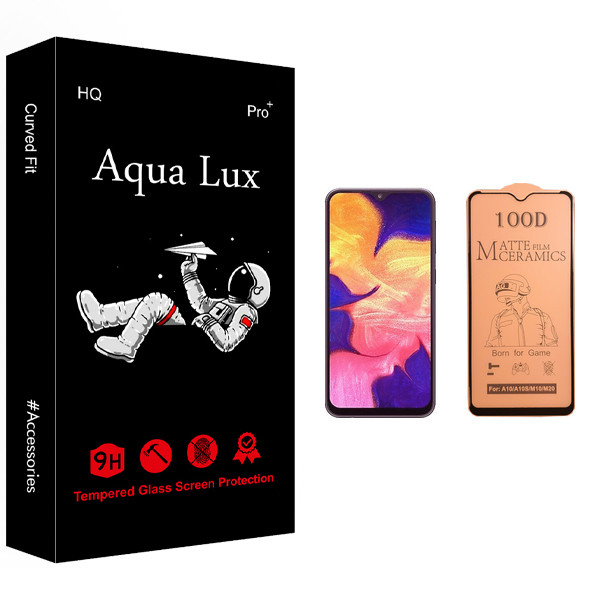 محافظ صفحه نمایش سرامیکی آکوا لاکس مدل +Pro مناسب برای گوشی موبایل سامسونگ Galaxy A10