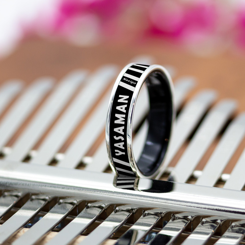 انگشتر ناکسیگو مدل شب تاب طرح یاسمن کد RB15718