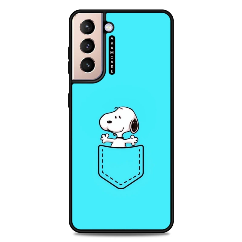 کاور آکام مدل AMCWSGS21P-SNOOPY13 مناسب برای گوشی موبایل سامسونگ Galaxy S21 Plus