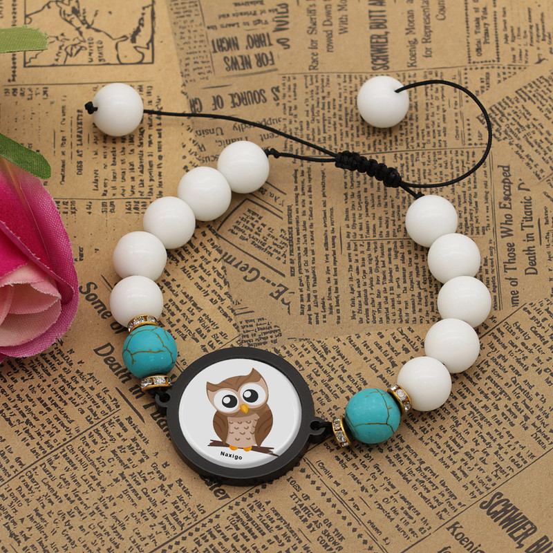 دستبند زنانه ناکسیگو طرح جغد کد BR4351