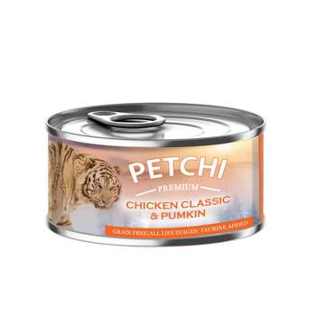 کنسرو گربه پتچی مدل Chicken Classic وزن 120 گرم