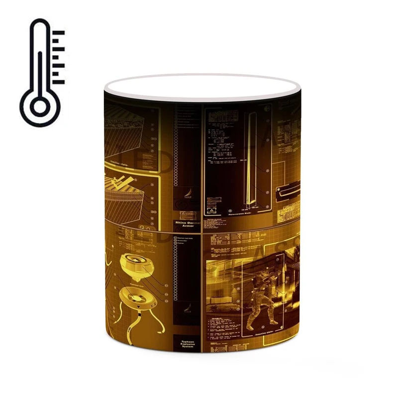 ماگ حرارتی کاکتی مدل بازی Deus Ex کد mgh28143