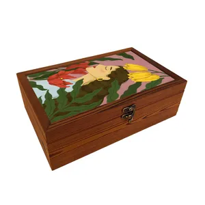 جعبه دمنوش مدل چوبی ترمو E104