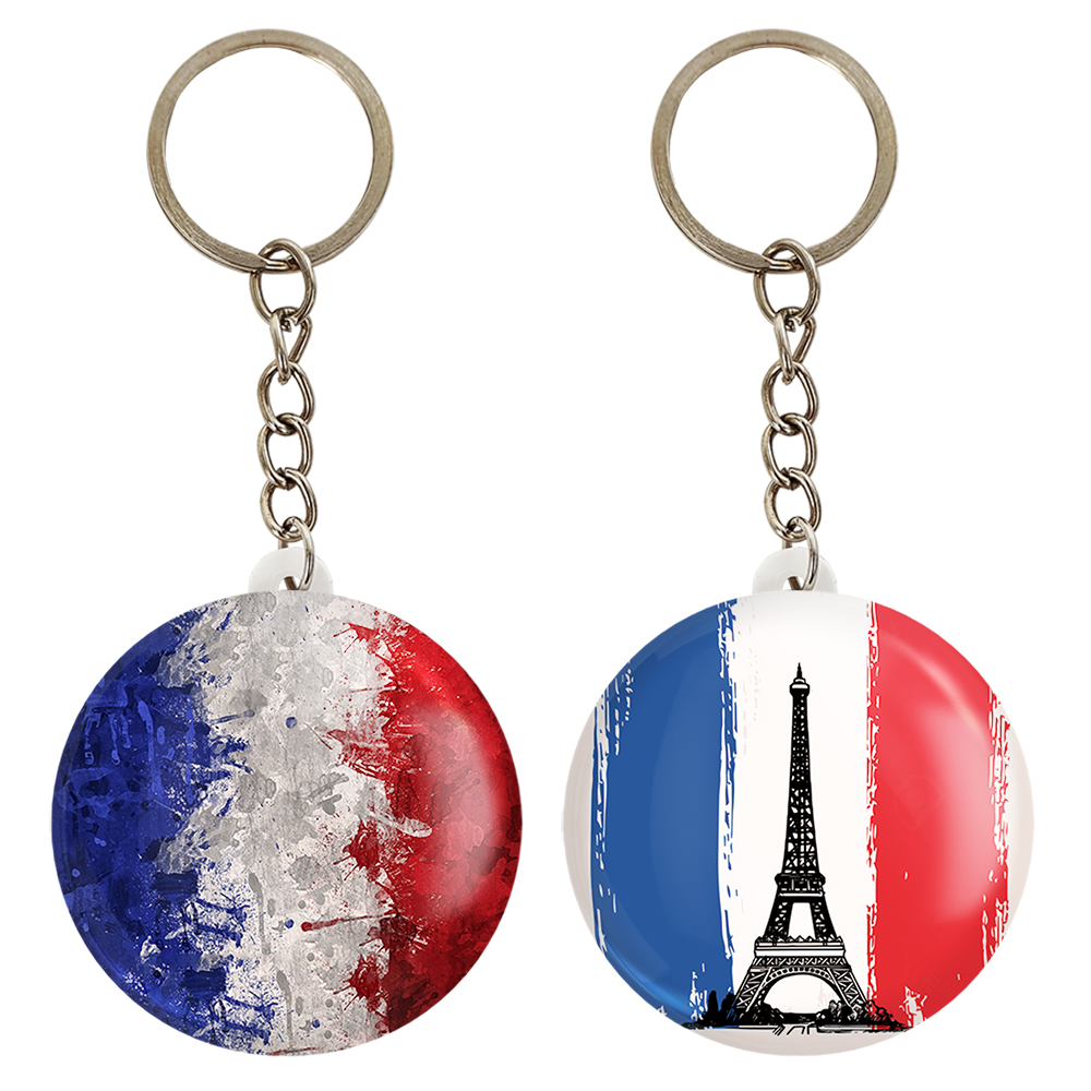 جاکلیدی خندالو مدل پرچم فرانسه کد 2052620534 مجموعه 2 عددی