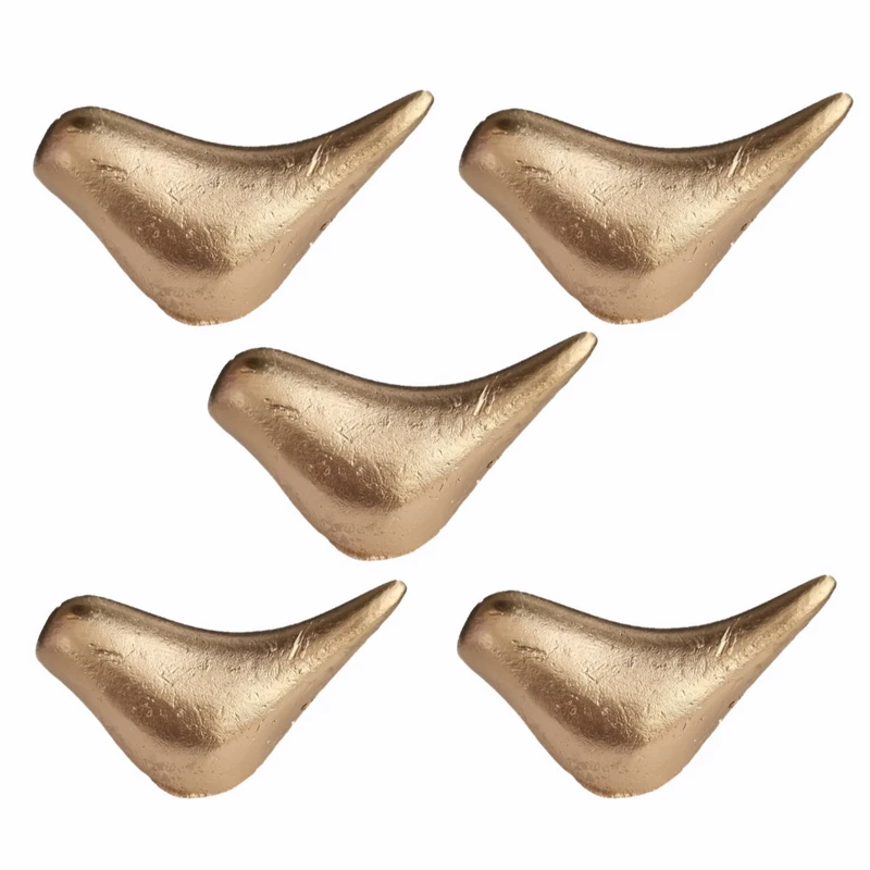 مجسمه سفالی طرح پرنده مرغ آمين کد 01 مجموعه 5 عددي