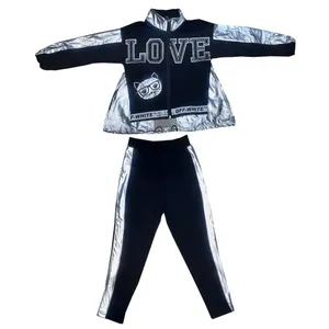 ست سویشرت و شلوار دخترانه مدل گربه کد 431