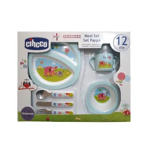 ست 6 تکه غذاخوری کودک چیکو مدل Elephant