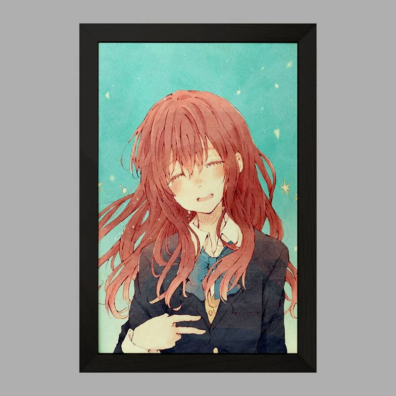 تابلو خندالو مدل شوکو نیشیمیا انیمه سایلنت ویس A Silent Voice  کد 15773