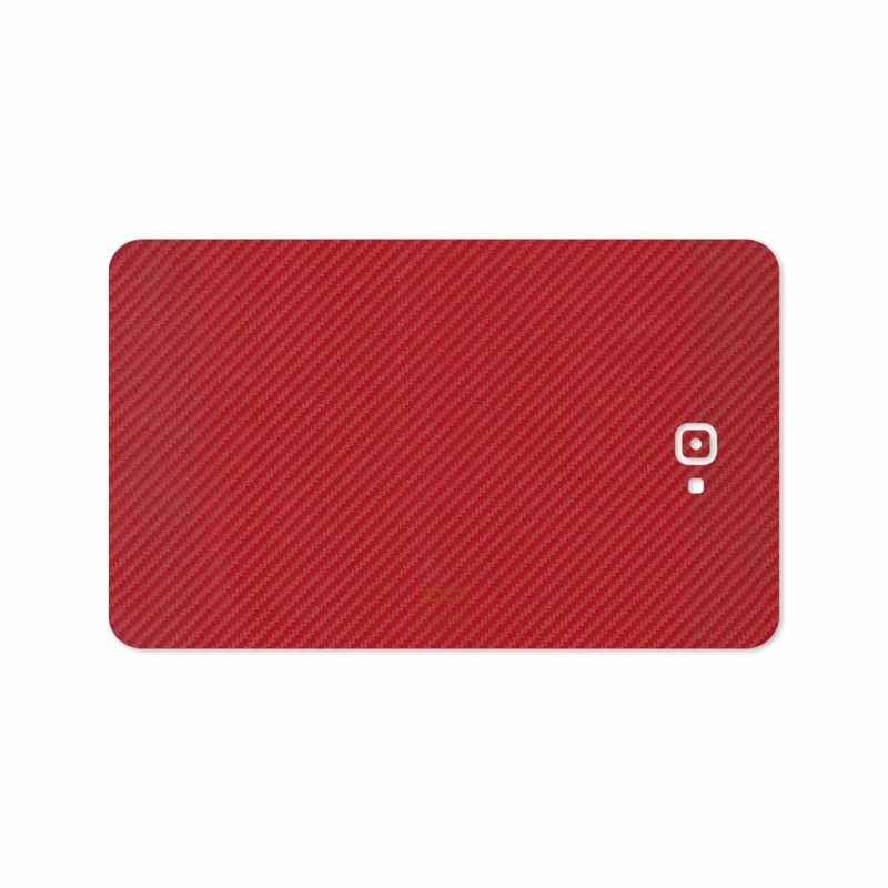 برچسب پوششی ماهوت مدل Red-Fiber مناسب برای تبلت سامسونگ Galaxy Tab A 10.1 2016 T585