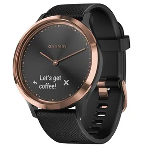 ساعت مچی هوشمند گارمین مدل VIVOMOVE HR BLACK WITH ROSEGOLD HARDWARE