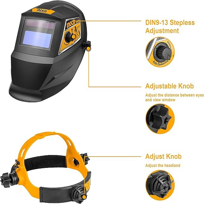 ماسک جوشکاری اتوماتیک اینکو مدل AHMOO8