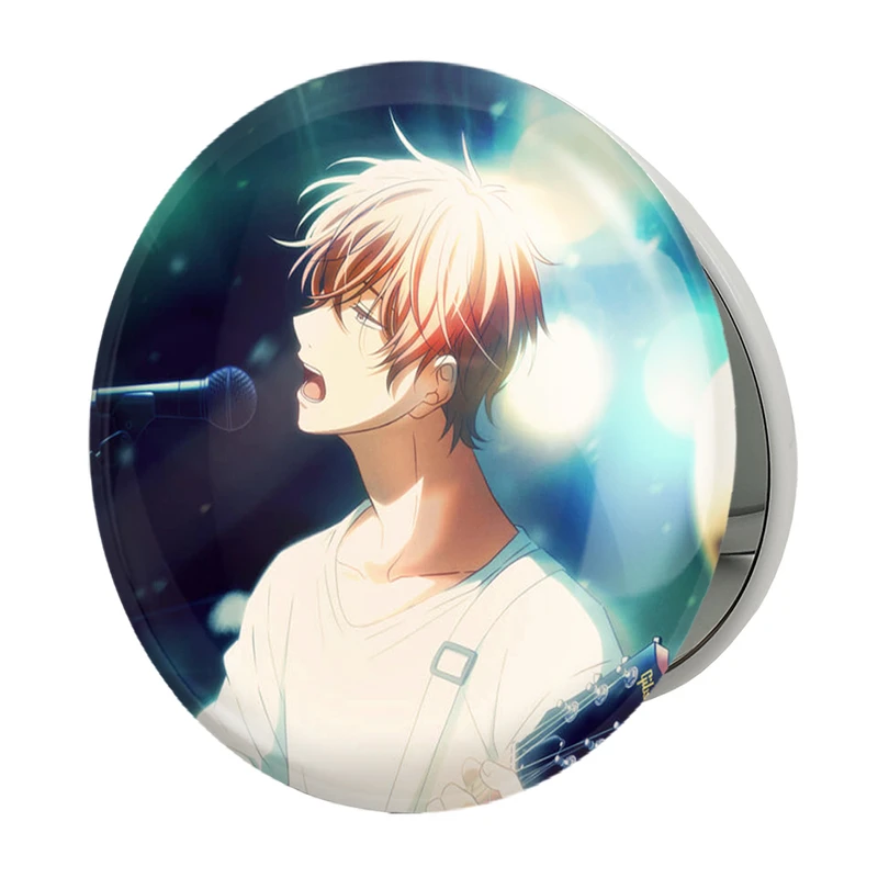 آینه جیبی خندالو طرح مافویو ساتو انیمه گیون Given مدل تاشو کد 13091 