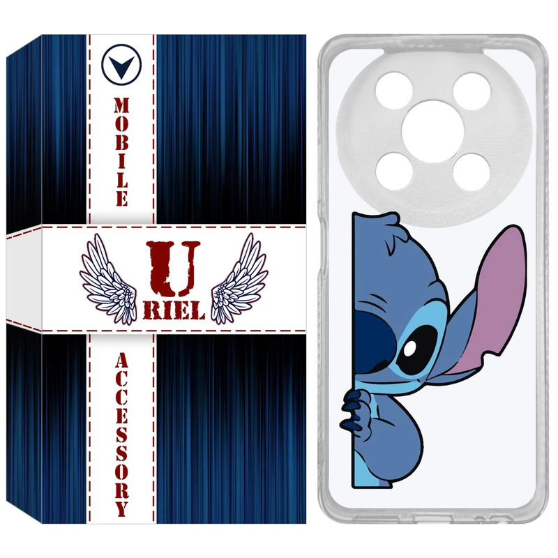 کاور یوریل مدل Clear کد 74 طرح استیچ مناسب برای گوشی موبایل وکال V2 / V2 Lite