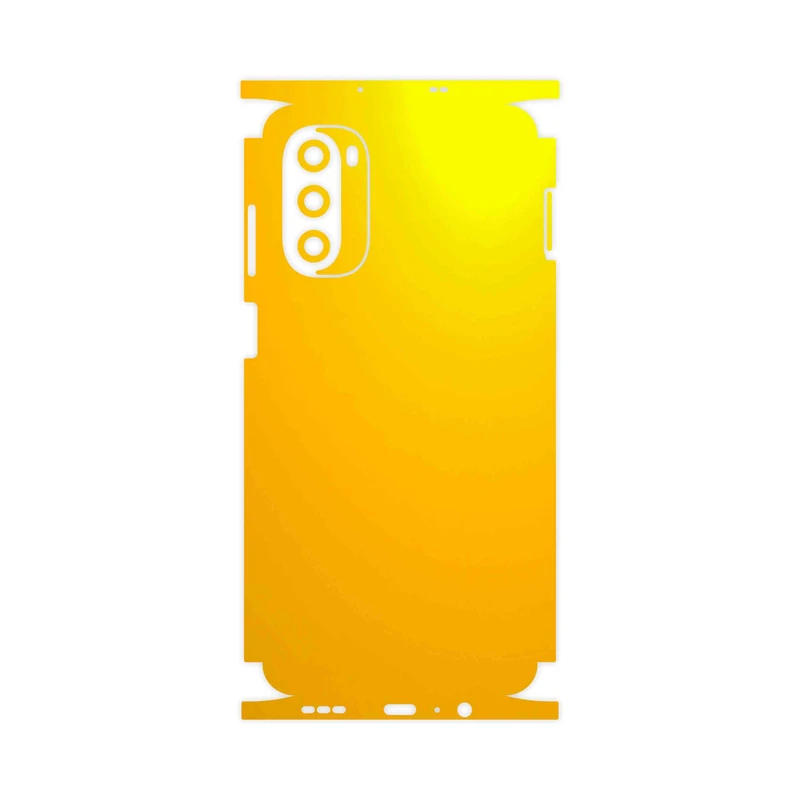 برچسب پوششی ماهوت مدل Matte-Deep-Mustard-FullSkin مناسب برای گوشی موبایل موتورولا Moto G52