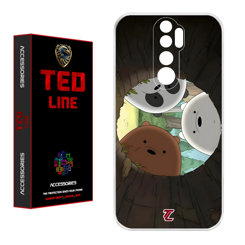کاور تد لاین طرح خرسی کد 1101 مناسب برای گوشی موبایل شیائومی Redmi Note 8 Pro