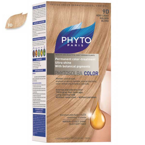 کیت رنگ مو فیتو مدل PHYTO COLOR شماره 9D