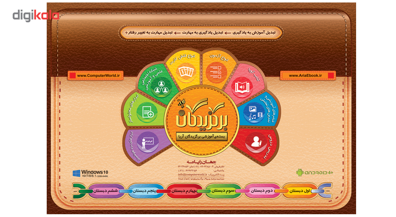 بسته آموزشی برگزیدگان آریا پایه دوم ابتدایی