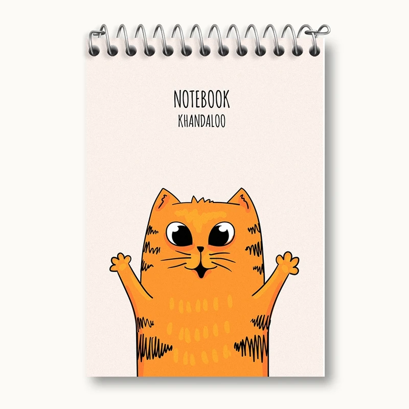دفتر یادداشت 50 برگ خندالو مدل گربه بامزه کد N1566