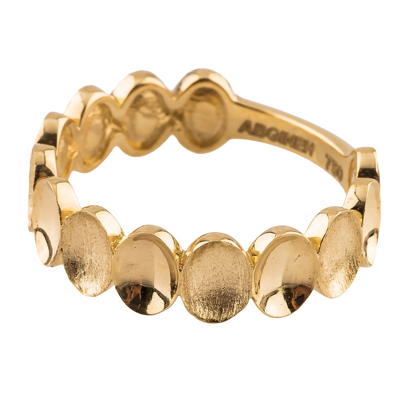 انگشتر طلا 18 عیار مدل 1027