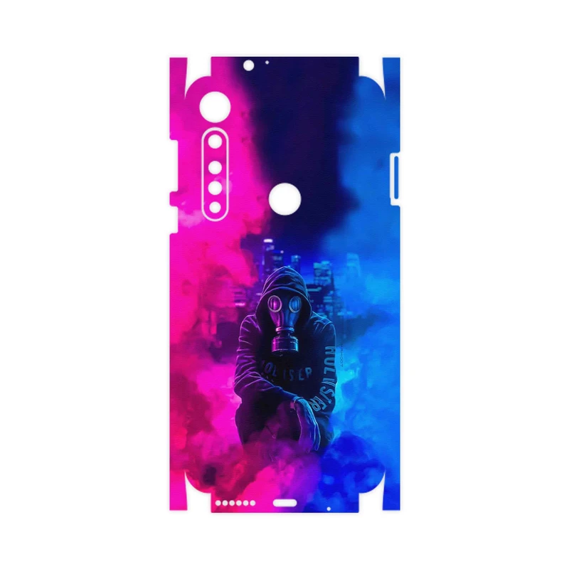 برچسب پوششی ماهوت مدل Smoke Rainbow Digital Art 2-FullSkin مناسب برای گوشی موبایل موتورولا One Vision Plus