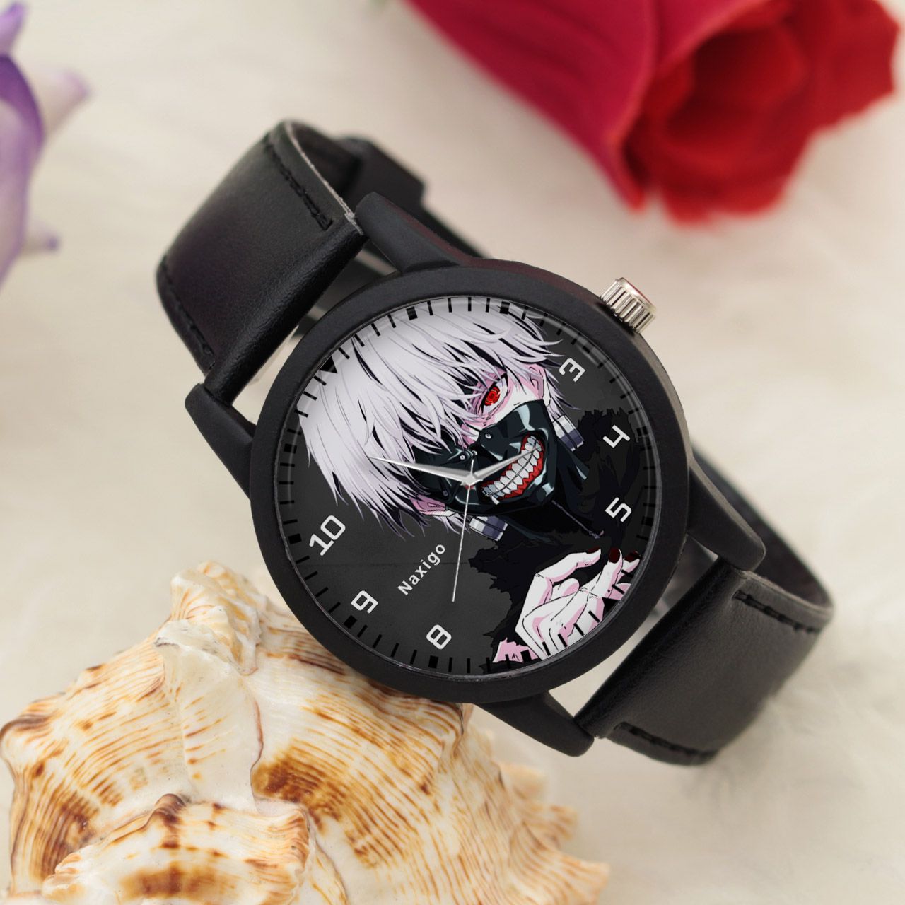 ساعت مچی عقربه ای ناکسیگو مدل Tokyo Ghoul کد LF6806 -  - 3