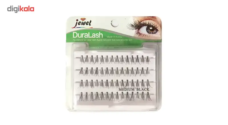 مژه مصنوعی جویل مدل تکی سایز medium