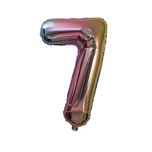 بادکنک فویلی مدل عدد 7 کد KP-78