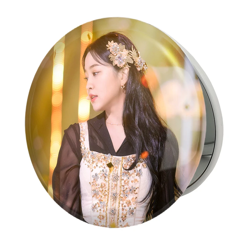 آینه جیبی خندالو طرح یری گروه رد ولوت Red Velvet مدل تاشو کد 19599 