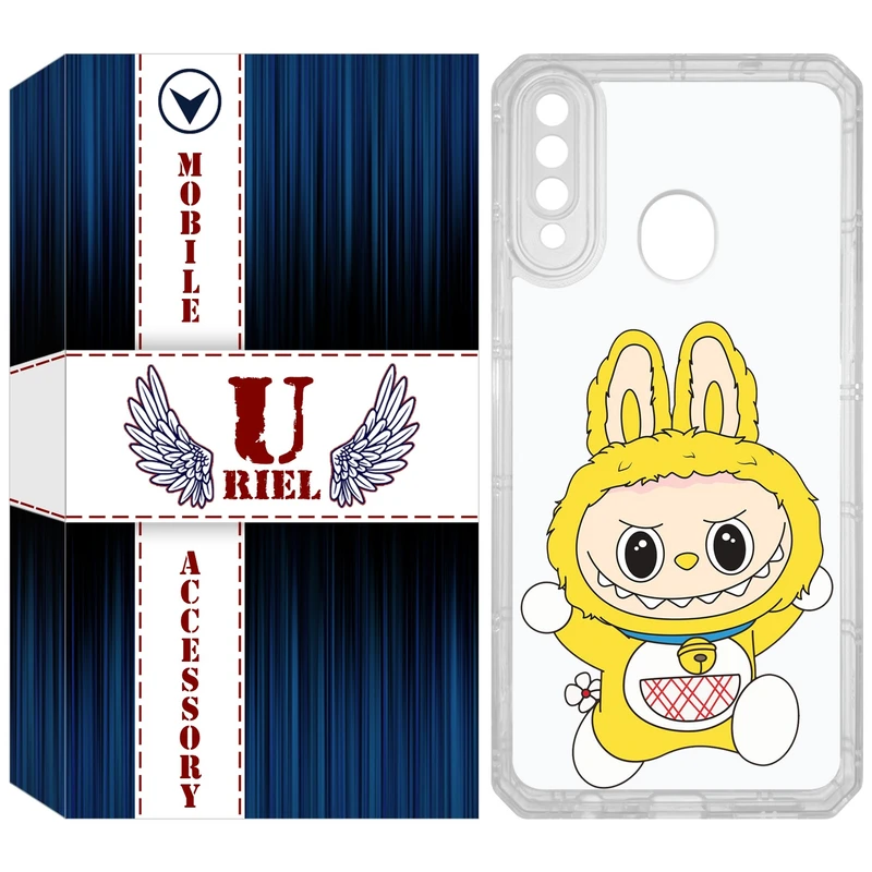 کاور یوریل مدل Clear کد 122 طرح لبوبو مناسب برای گوشی موبایل سامسونگ Galaxy A20s