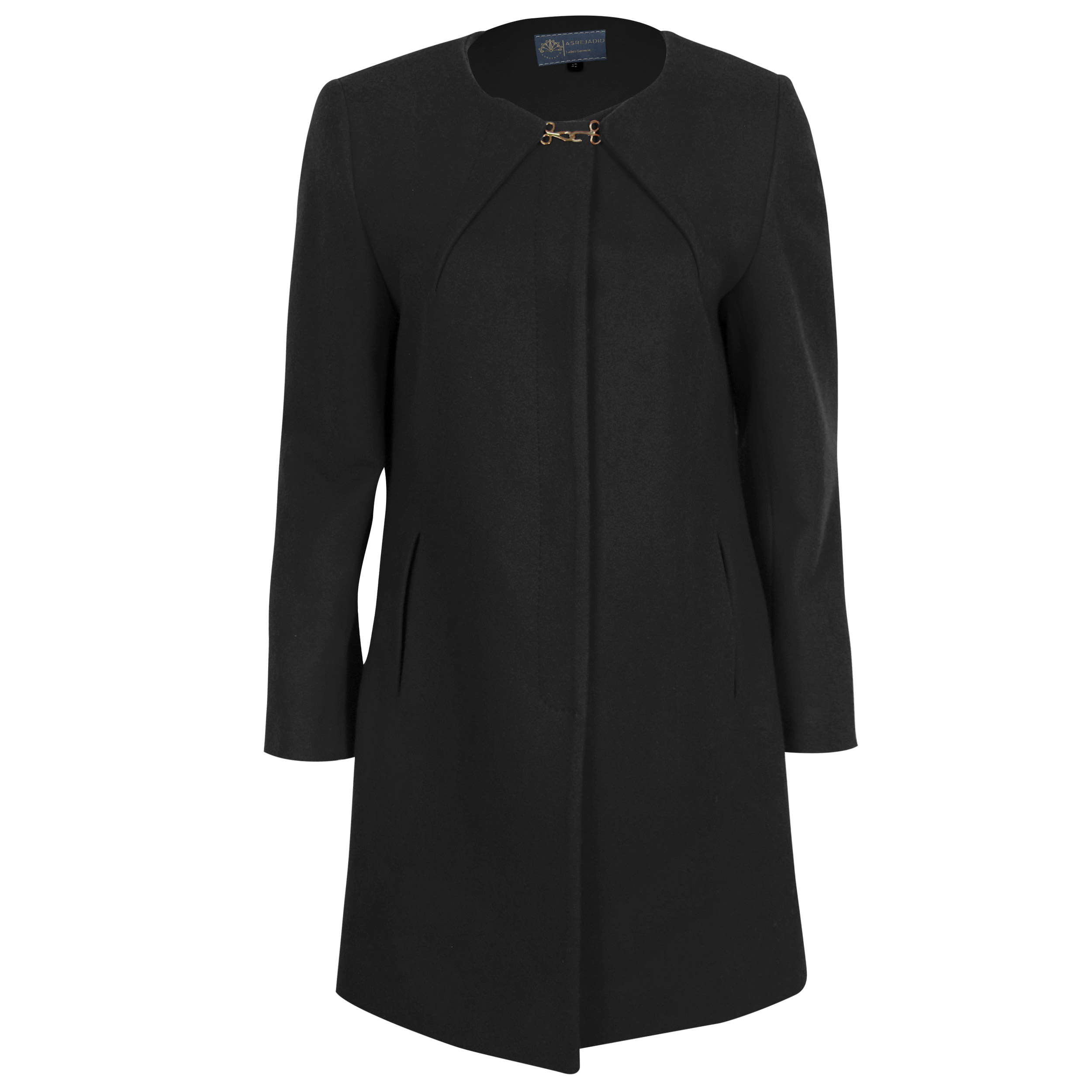 پالتو زنانه عصر جدید مدل 1250 رنگ مشکی