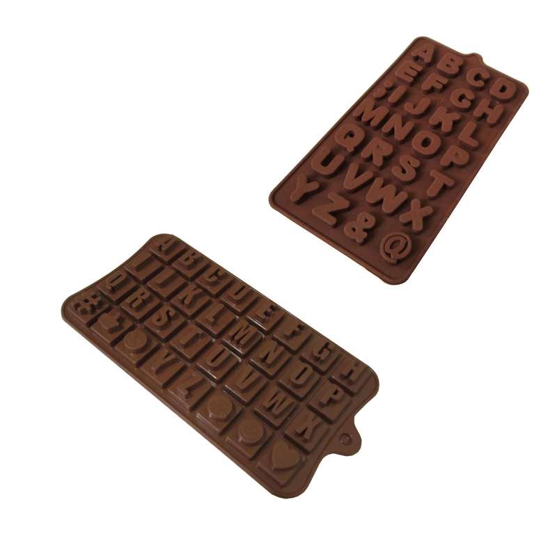 قالب شکلات مدل حروف انگليسي بسته 2 عددي