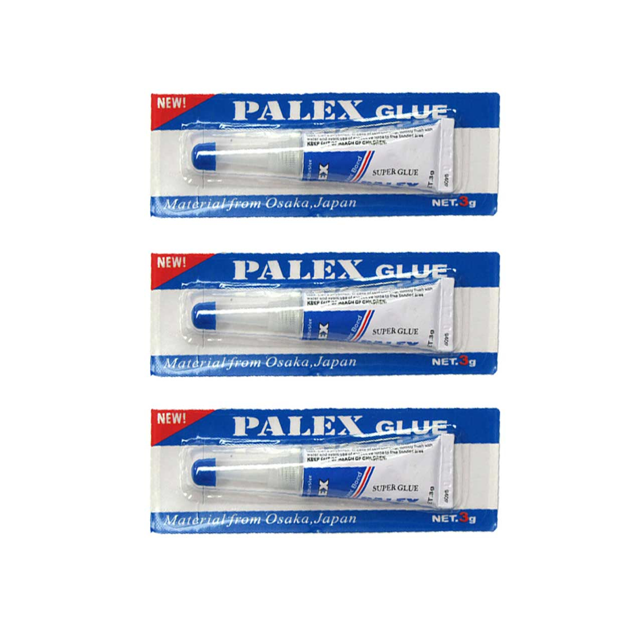 چسب قطره ای پلکس مدل Strong & Fast مقدار 3 گرم  بسته 3 عددی