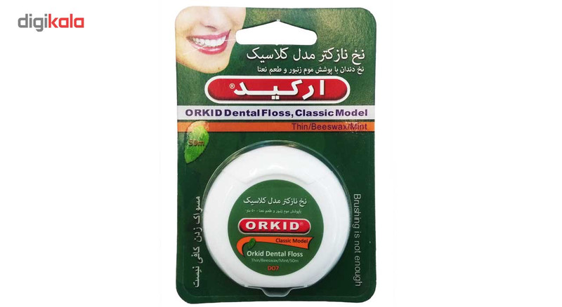 نخ دندان نازک تر ارکید مدل کلاسیک بسته 10 عددی