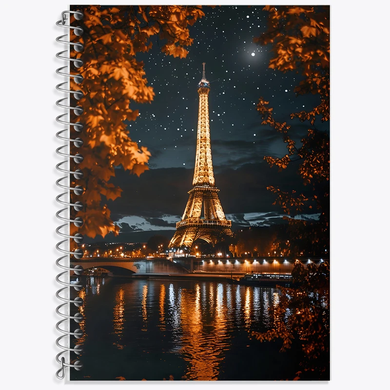 دفتر نت موسیقی 50 برگ خندالو طرح برج ایفل کد F7015