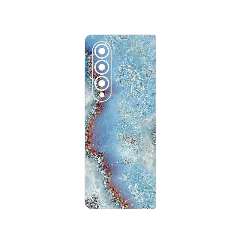 برچسب پوششی ماهوت مدل Blue_Ocean_Marble مناسب برای گوشی موبایل سامسونگ Galaxy Z Fold4