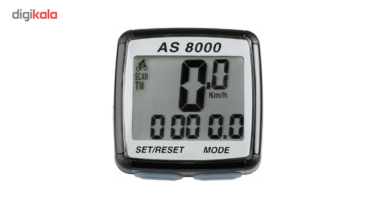 کیلومتر شمار دوچرخه وایرلس مدل AS8000
