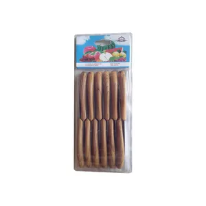کارد میوه خوری جی اس ال طرح چوب بسته 12 عددی
