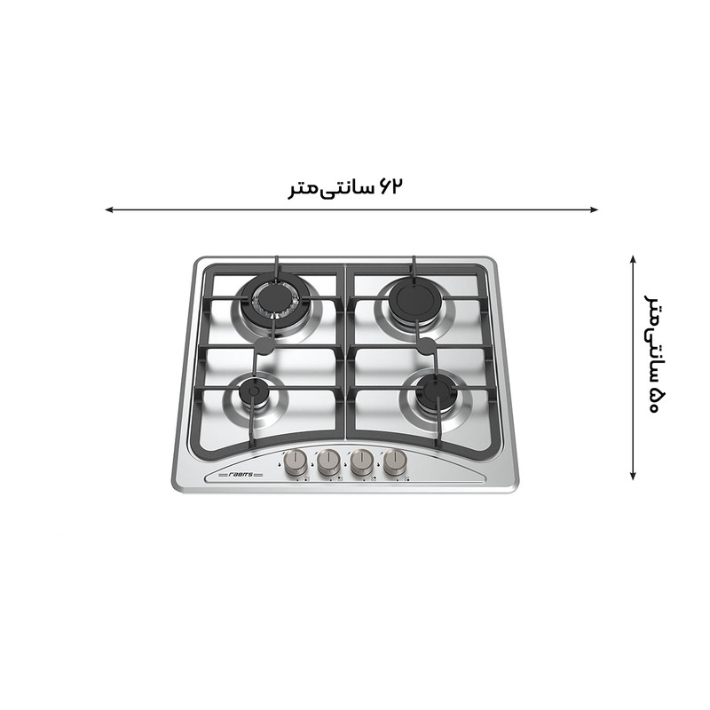 اجاق گاز صفحه ای رابیتس مدل 450
