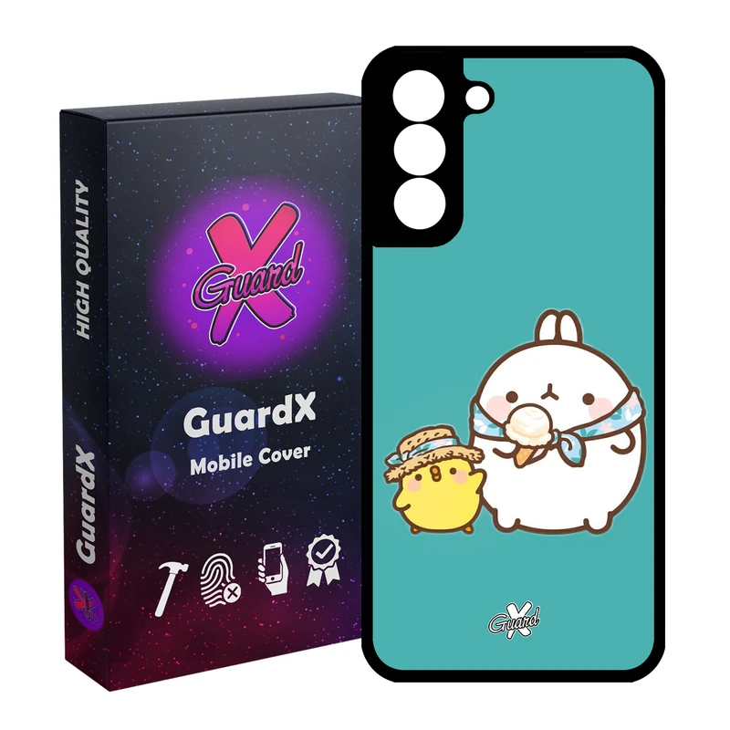 کاور گارد ایکس طرح مولانگ مدل Glass10312 مناسب برای گوشی موبایل سامسونگ Galaxy S21 FE