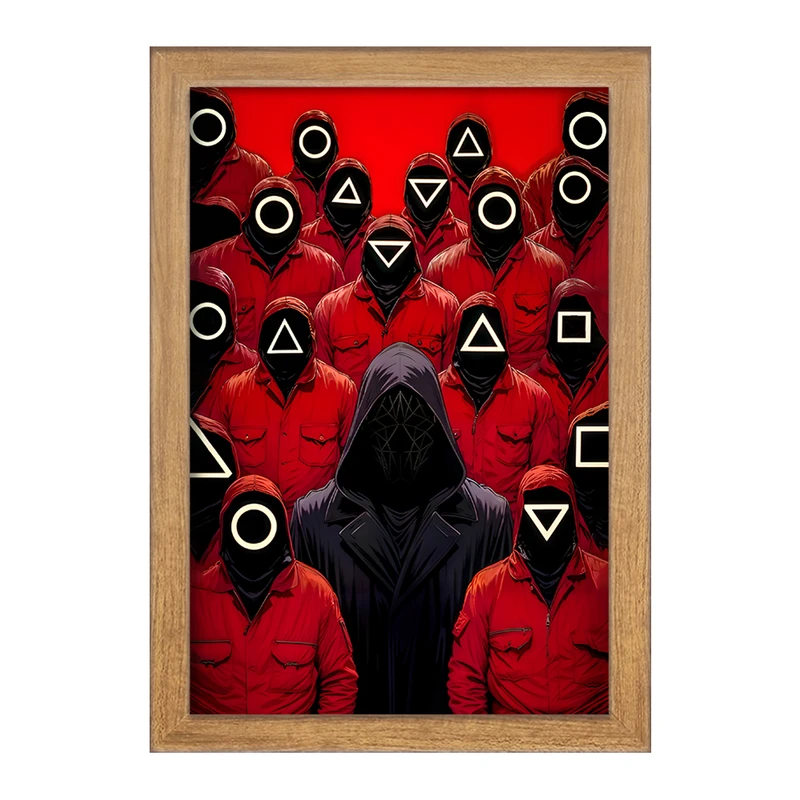 تابلو خندالو مدل بازی مرکب (Squid Game) کد F11871