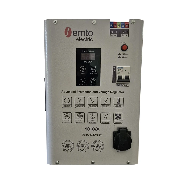 استابلایزر فمتو الکتریک مدل STAB-10000 ظرفیت 10000 ولت آمپر