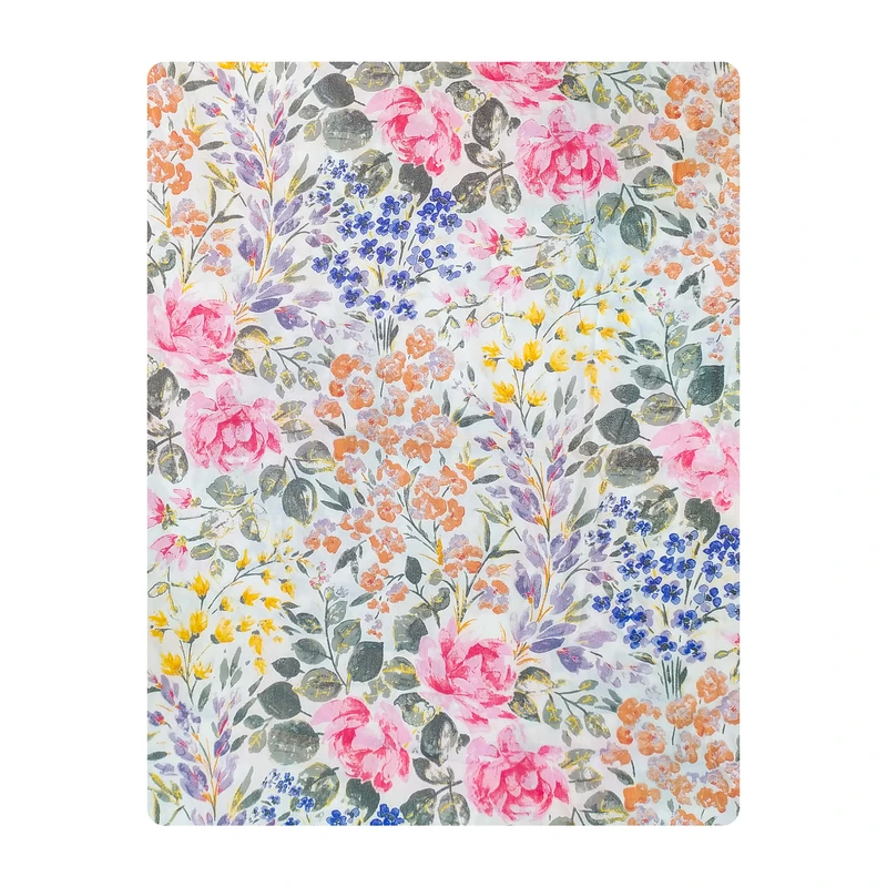 ملحفه فیلور آدنو مدل شقایق کد FI14 دونفره سایز 170x240 سانتی متر