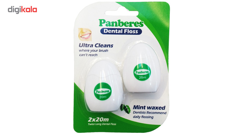 نخ دندان پنبه ریز مدل Mint Waxed بسته 24 عددی نخ دندان پنبه ریز مدل Mint Waxed بسته 24 عددی