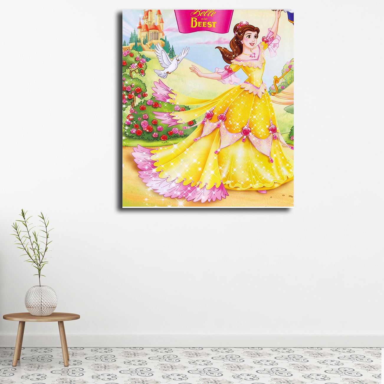 تابلو شاسی کودک مدل پرنسس های دیزنی کد 24