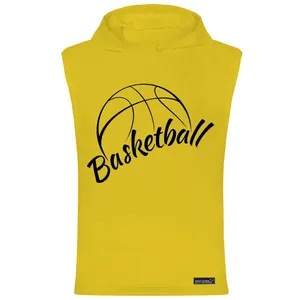 تاپ کلاه دار مردانه 27 مدل Basketball Black 1 کد MH297